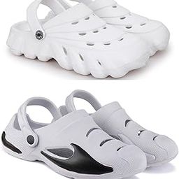 Combo Pack of 2 Slipper/Flip Flops/Slides/Clogs/Sandals for Men (Cl-1400 Vs Clog 700)-image-87
