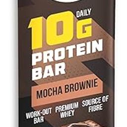 Happilo Premium Mocha Brownie Protein Bar 50g, Protein 10g, Premium Whey, Source of Fiber, Work Out Bar-image-66