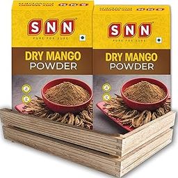 SNN Dry Mango Powder| Fresh and Whole Spice Blend | Ideal for Delights Khatai Churan- Pack of 2 (200 gram each)-image-13