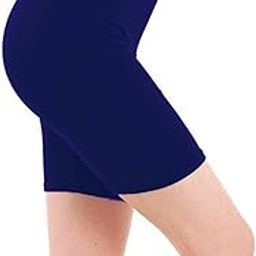 Amkr Fashion Sports Solid Women Dark Blue Cycling Shorts ()_APS-BT-001 Navy Blue 26 2-image-96