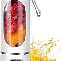 Portable Smoothie Blender, 450ML Cordless Juicer Blender For Shakes and Smoothies,12 Blades, USB-C Rechargeable, BPA Free, Leakproof Flip and sip, Travel Blender-image-39