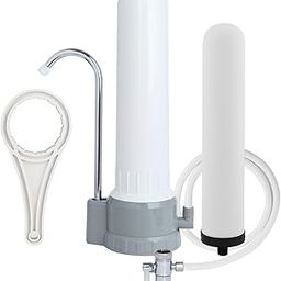 Amwater Countertop Water Filter, Amwater 5-Stage Countertop Water Filter Washable Filter Element, 8000 Gallons Faucet Water Filter-picture-23