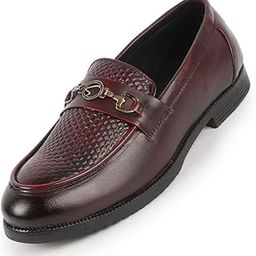 fausto Men Leather Pull-On Loafers-picture-32