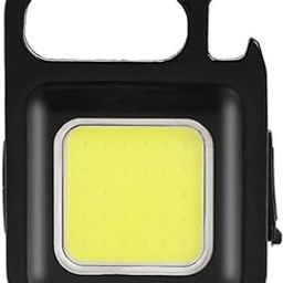 LED Mini Cob Keychain and Magentic Flashlight Portable USB Rechargeable Light 3 Light Modes with Folding Bracket,for Walking Camping-29
