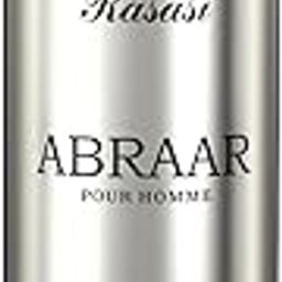 RASASI Abraar Sea Breeze Deodorant For Men & Women - 200ml | Unisex Body Spray | Skin Friendly Deo | Long Lasting Body Spray | Odour Protection-48