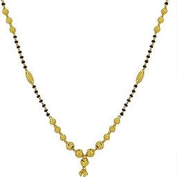 Mangalsutra for Women One Gram Gold Plated 18 Inches Mangalsutra 8574-image-130