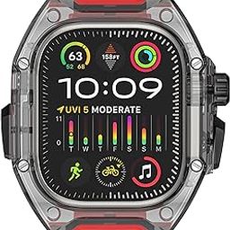 Honmin® Clear Heavy Duty Watch Case Band Compatible with Apple iWatch Series-image-96