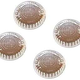Motopart Indicator Glass Set Of 4 (White Checked) Model_14 - Halogen, All Vehicle-9