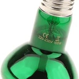 BNF® Infrared Reptile UVA Lamp Heating Light Lamp Bulb for Lizard Snake E27 Green 100W-image-30