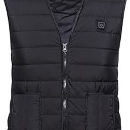 Jazzy Pearls®Electric USB Heated Vest Jacket Coat Warm Up Heat Cloth Body Warmer Unisex L|Clothing, Shoes & Accessories | Mens Clothing |1 Piece Heated Vest(Power Bank Not Included)-image-35