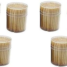 Pack Of (300) Wooden Dental Floss Tooth Picks.-image-1