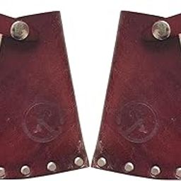 MERISHOPP 2xPU Leather Axe Hatchet Blade Cover Axe Head Sheath Case Belt Holster| Camping Accessories Kit | Hiking Gear Essentials-picture-20