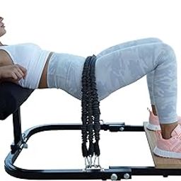 BootySprout Hip Thrust Machine for High Resistance Glute Training - Home Gym Workout - Comes with 45, 90, and 135 Lbs of Resistance - Black-picture-19