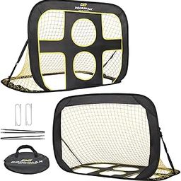PodiuMax Win Your World Cup 2 in 1 Pop Up Soccer Goal, Portable Indoor/Outdoor Soccer Target Net with Carrying Bag, Best For Pickup/Scrimmage Game-picture-32