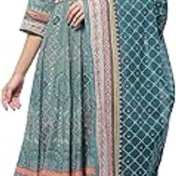 Women Cotton Geometric Printed Anarkali Suit Set-image-46