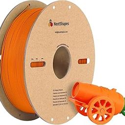 NextShapes Standard PLA Filament 1.75mm, Dimensional Accuracy +/- 0.02 mm, Neatly Wound PLA, Fast Printing, 1KG Spool (2.2 lbs), Fits for Most FDM 3D Printers (Orange, 1000g)-image-30