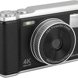 4K Digital Camera, Autofocus Digital Point and Shoot Camera with 16X Digital Zoom, Compact Portable Vlogging Camera for Photography 2.8 Inch Screen (Black)-picture-14