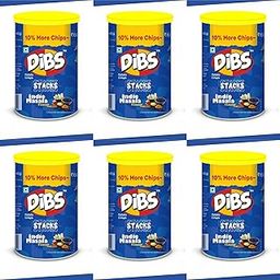 Dibs stacks (Pack of 6, 45 GM Each) Indie Masala Potato Crisps Chips On the Go Adventure, Crunchy Healthy and Tasty Chips, Snacks Chips-image-56