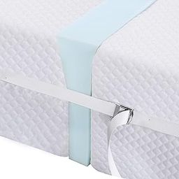 HOMBYS Twin to King Bed Converter Kit Bed Bridge with Matching Fastening Straps, Foam Split King Gap Filler, Adjustable Mattress Bridge Connector for Stayover, Family Room, 3"x75"-picture-10