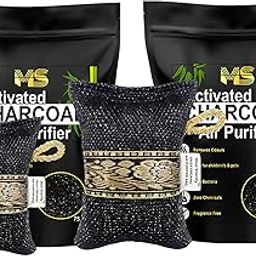 Mini Storify NATURAL Air Purifying Bag 75g, 200G Natural Color Naturally Removes Odors,Allergens&Harmful Pollutants For Kitchens,Bedrooms,Living Areas, Long Lasting Charcoal Bags | Lasts up to 2 year-image-34