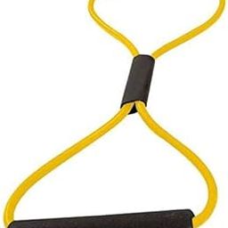SPOCCO | Total Body Fitness Stretch Body Toning and Stretching Travel Exercise Tube 8 Type Resistance Band Exercise Tube (Multi)-29