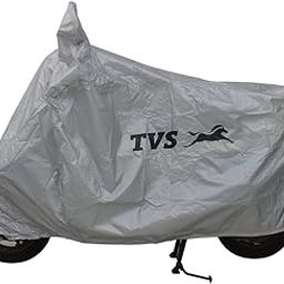 TVS UV Protection & Dustproof & Water Resistant,for All Weather scooty Cover (Color:Silver)-20