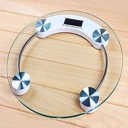 NHB ENTERPRISE Electronic Thick Tempered Glass and LCD Display Digital Personal Bathroom Health Body Weighing Scales for Human Body (Round-Shape)-12