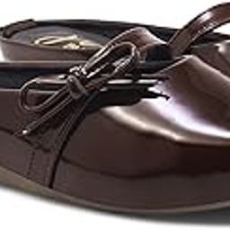 Women's Flat Sandal Slip-on Mules Open Back Round Bow Details Comfortable Cushion Footbed for Business Offcie Work Casual women Mules-image-56