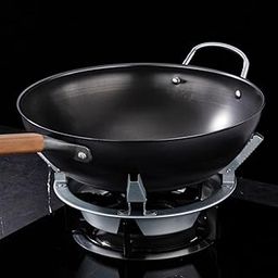 TRENDIVIBE Wok Support Ring Non Slip Stable Wok Rack for Milk Pots Frying Pans Steamers Type A-image-68