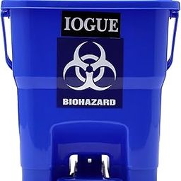 iogue Plastic Bio Medical Pedal Garbage Waste Dustbin 16 LTR (BLUE)-image-5