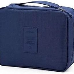 Spacious Travel Toiletry Bag for Men & Women | Waterproof Portable Cosmetic Organizer with Handle | Multipurpose Hanging Pouch for Makeup, Toiletries, Shaving Kit – Navy Blue-image-28