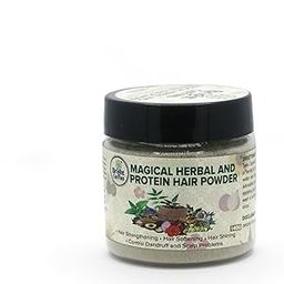 Bright and Beyond Magical Herbal and Protein Hair Powder, 140 gm | Natural | Mens And Womens|-image-0