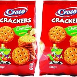 Croco Salted Sticks-100Gm And Croco Snacks Special Crackers Sesame-150Gm bagel Chips, Pretzels,Snacks, Premium Baked Crackers,Imported Snacks ((Pack Of 2)-image-16