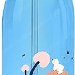 FunBlast Tritan Cute Water Bottle With Sipper, Water Bottle For Kids, Sipper Bottle For Kids - Anti-Leak Cartoon Kids Water Bottle For Kids (550 Ml) (Animal), Multicolor-image-16