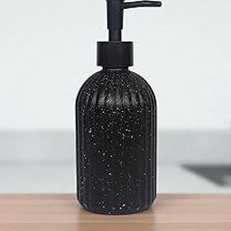 Clyrra Glass Liquid Dispenser | Reusable, Leak-Proof & Eco-Friendly | 360ml Capacity (Black)-image-32