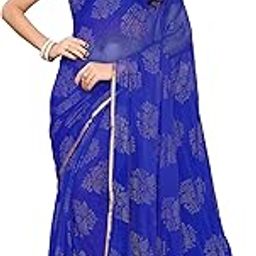 Women's Chiffon Saree with Unstitched Blouse Piece-image-9