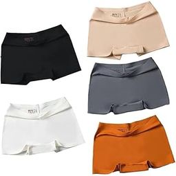 Boyshorts for Women High Waisted Boy Shorts Seamless Panties Underpants-image-91