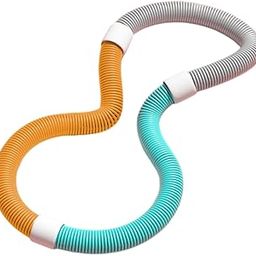 UJEAVETTE Weighted Exercise Hoop Burning Comfortable Soft Waist Exercise Ring for Home 1.2kg-image-97
