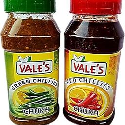 VALE'S Chamba Heritage-Chamba Chilli Chukh-Chutney Red&Green Combo-450 * 2(900 Gms)-Pack 0F Two-Made In Chamba From( Since 1987)Authentic Recipe Of Chamba-Origin Of Chamba-Pickles-image-12