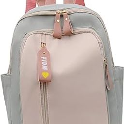 ™ Fashion Backpack Teen Girls Nylon Rucksack for Trips Shopping Indoor Outdoor Gray | Womens Handbags & Bags-image-14