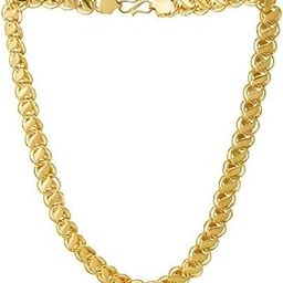 Gold & Rhodium Coated Chain for Men (Gold)-picture-38