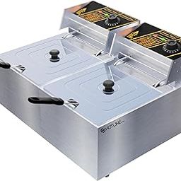 Commercial Deep Fryer, 12L Capacity, 2500W Dual Heating, Smart Timer, Temperature Control, 220-240V-image-89