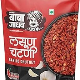 Baba Jadhav Lasoon Chutney (Garlic Coconut Chutney) | Pack of 4 | Easy to cook | Authentic Maharashtra Spices | Serves 4 (Per Pack) | No Preservatives, Colours or Artificial Flavours-image-3