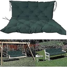 H B MSALA (DEVICE) Cotton 2 Seater Full Outdoor And Indoor Bench Cushion For Garden/Chair Pad/Back And Hip Pain Relief Handmade Quilting Pack of 1 (40 X 50 Inch - Dark Green)-image-33