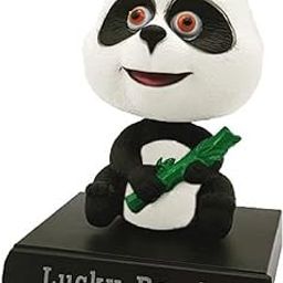 AUGEN Super Hreo Panda Action Figure Limited Edition Bobblehead with Mobile Holder for Car Dashboard, Office Desk & Study Table (Pack of 1)(Plastic)-image-86