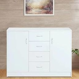 Storage Cabinet for Clothes/with Drawer and Shelves/Multipurpose Storage Cabinet-image-87
