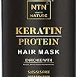 NTN Keratin Protein Hair Mask 300ml | Enriched with Keratin, Wheat Protein, Pro Vitamin B-5 | Hair Mask for Dry & Frizzy Hair | High Shine & Hydration | Smoothening | For Women & Men-image-89