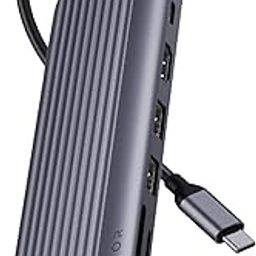 Bestor 7-in-1 USB-C Hub PD(100W) and Fast Data Transfer speeds with USB-A (5Gbps) USB-A (480mbps) Charging Ports, SD/TF2.0 + Type-c and RJ 45 Ideal for MacBooks, iMacs, Surface Pro, and Beyond-35