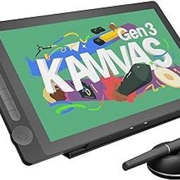 HUION KAMVAS 16 (Gen 3) Drawing Tablet with Screen, 15.8 inch 2.5K QHD Art Tablet with Full Laminated Anti-Sparkle Glass, 99% sRGB, PenTech 4.0, 16384 Pen Pressure, Dual Dials for Mac, PC, Android-14