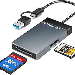 Dual-Slot CFexpress Type A and SD Card Reader, 10Gbps Dual-Slot USB 3.1 Card Reader, CF Card Reader with CF Type a, SDHC, SD, SDXC, Memory Card Reader Compatible with Windows/Mac OS/Linux/Android-21